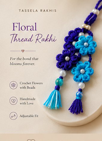 Floral rakhi